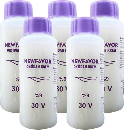 5 Adet Oksidan Krem Saç Boya Sıvısı 9'Luk 30 Volüme 60 Ml