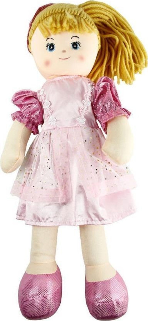 Ay950C Parlak Elbiseli Bez Bebek 50 Cm -Vardem