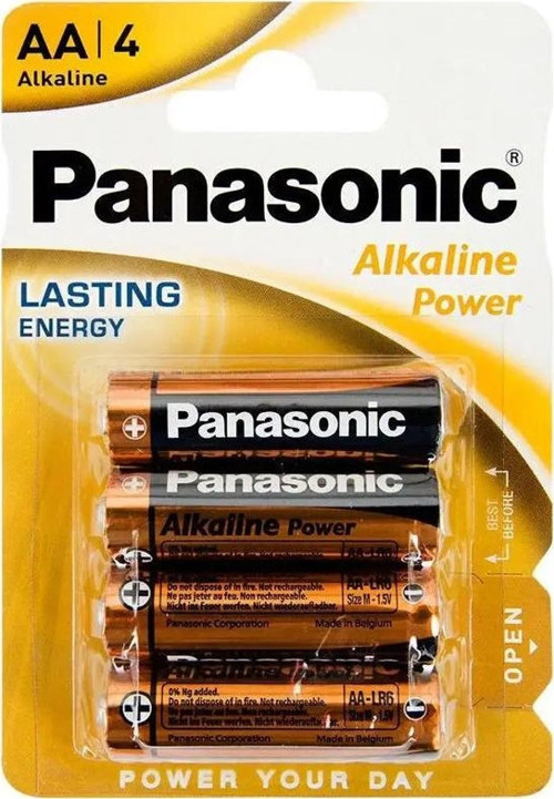 Panasonic Lr06 Alkalin 1.5 Volt Power Aa 4Lü Kalem Pil (4741)