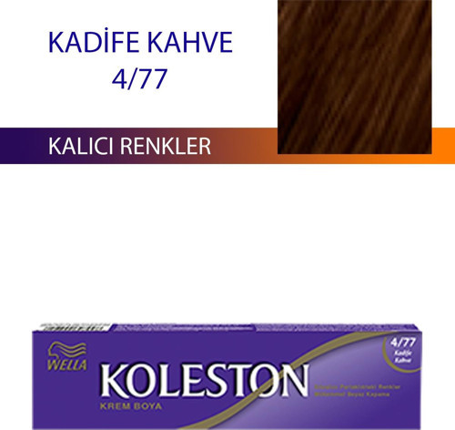 Single Tüp Boya Saç Boyası Kadife Kahve 4/77