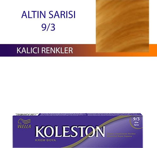 Single Tüp Boya Saç Boyası Altın Sarısı 9/3