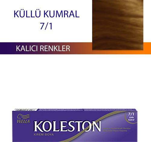Single Tüp Boya Saç Boyası Küllü Kumral 7/1