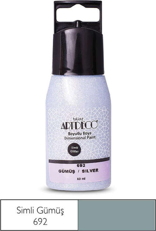 Artdeco Simli Boyutlu Boya 60 Ml Gümüş 692