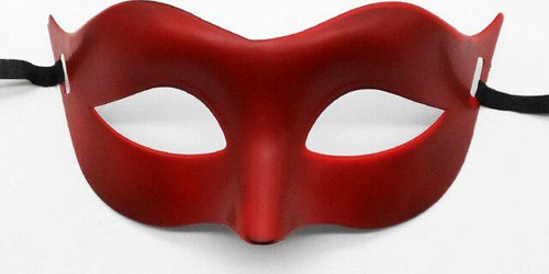 Kırmızı Renk Masquerade Kostüm Partisi Venedik Balo Maskesi