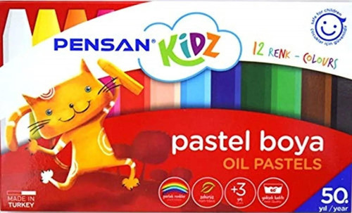 Kidz Pastel Boya 12 Renk