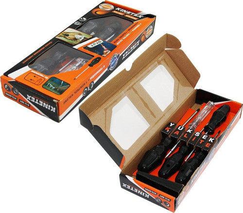 5 Pcs 2 Düz + 2 Yıldız + 1 Kontrol Kalem Tornavida Seti (4741)