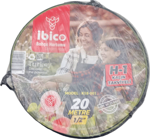 Kalın 1/2 20Mt.Takviyeli Bahçe Hortumu (4741)