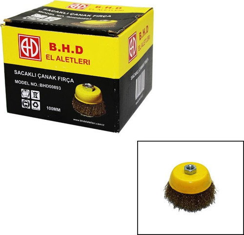100Mm Saçaklı Çanak Fırça (4741)