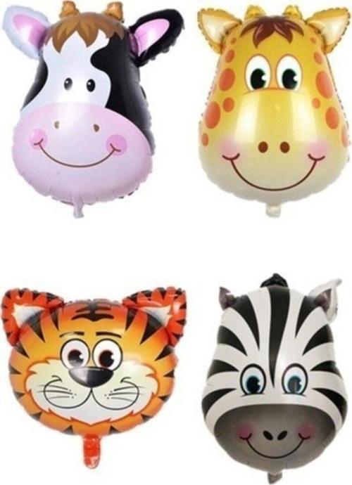 100 Adet Balon + 5 Adet Safari Folyo Balon Ve Balon Zinciri Set