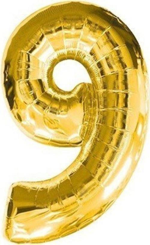 Gold Folyo Balon 9 Rakamı