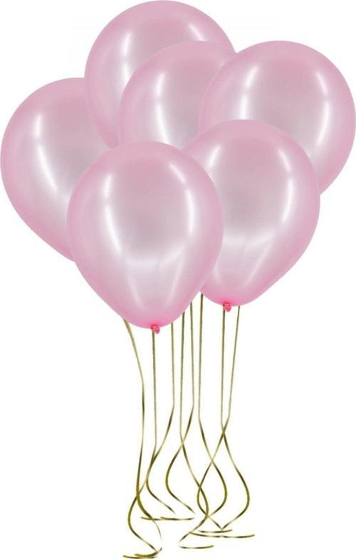 100'Lü Lateks Pastel Balon Pembe