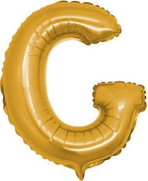 Gold Renk Folyo Balon Ç Harfli Helyum Balon 100 Cm Dev Boy