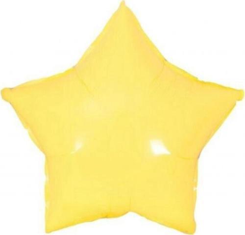 Makaron Yıldız Folyo Balon Sarı 3 Adet