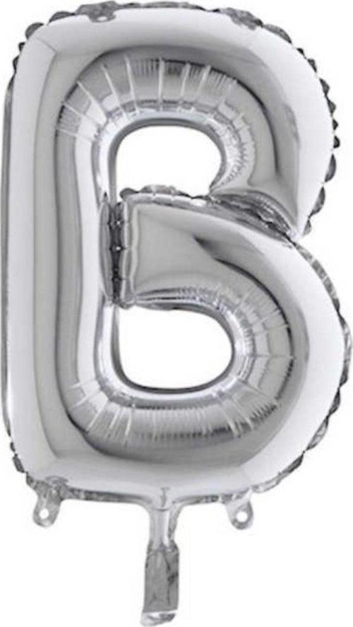 B Folyo Balon Gümüş 100 Cm Helyum Balon Uçan Balon