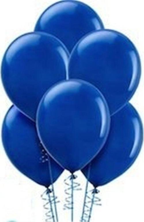 Balon Metalik Lacivert Balon 20'Li