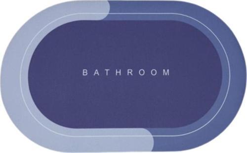 Süper Su Emici Kaymaz Tabanlı Banyo Paspası ( 58*38 )Cm