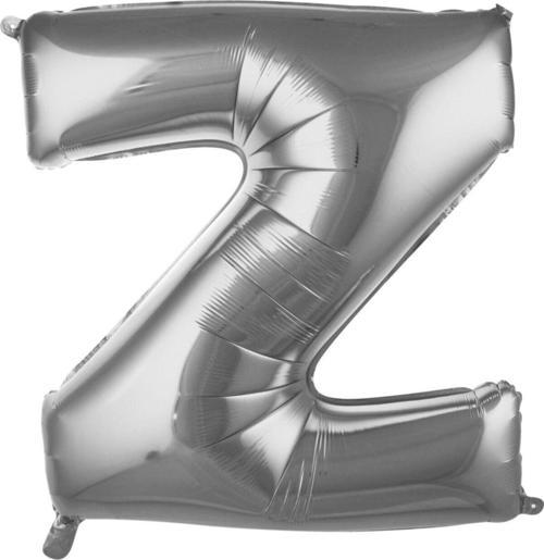 Balon Z Harf 76 Cm Gümüş Folyo Balon 34 Inc