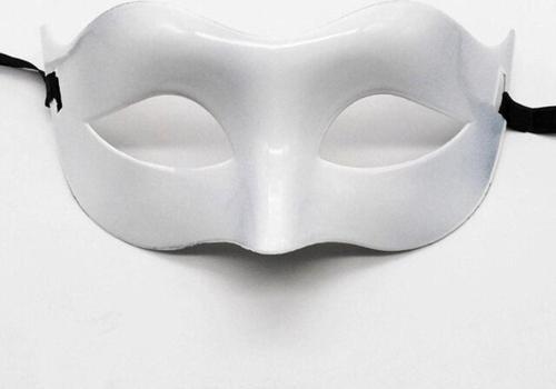 Beyaz Renk Masquerade Kostüm Partisi Venedik Balo Maskesi