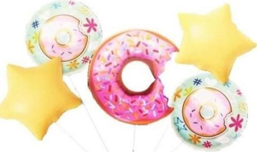 Donut Folyo Balon Seti 5'Li