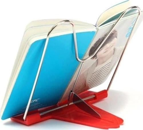 Portatif Ayarlanabilir Metal Kitap Okuma Standı Aparatı Aleti (4741)
