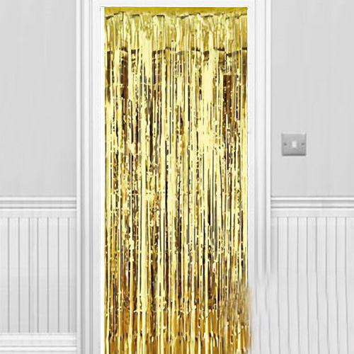 Işıltılı Duvar Ve Kapı Perdesi Gold 90X200 Cm (4741)