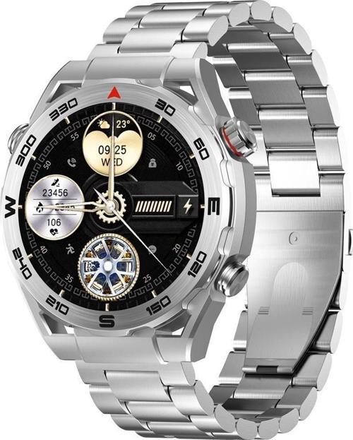 M9030 ULTRA Gri Amoled HD 46MM Akıllı Saat Metal Kordon