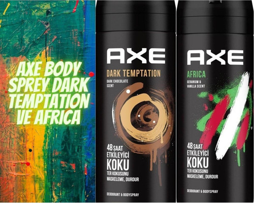 Deo & Bodyspray Dark Temptation Ve Africa 2'Li Set