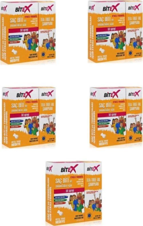 Bit Şampuanı 150 Ml Bit Spreyi 100 Ml Metal Tarak 5Li