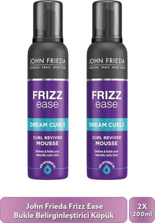 Bukle Belirginleştirici Saç Köpüğü - Frizz-Ease Curl Reviver Styling Mousse 200Ml X 2 Adet