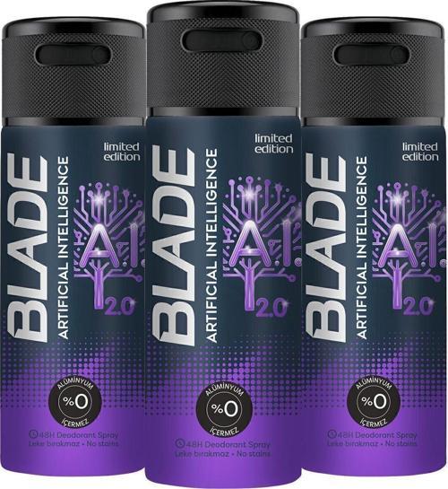 Artificial Intelligence 2.0 Erkek Deodorant 3X150 Ml