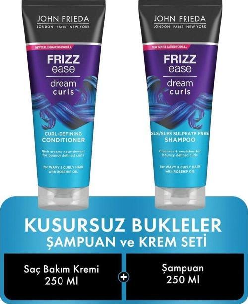 Kusursuz Bukleler Için Saç Bakım Kremi Ve Şampuan 250 Ml 2'Li