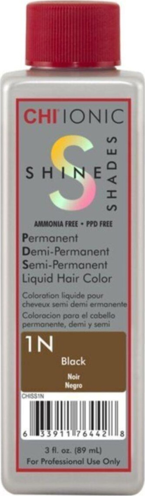 Ionıc Shine Organic Saç Boyası Sıvı Likid 1N Siyah 89 Ml