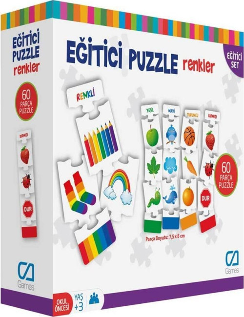 Games Eğitici Puzzle Renkler 60 Parça 5029