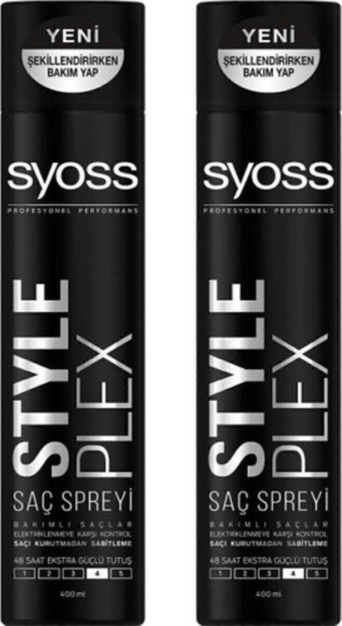 Style Plex Saç Spreyi 400 Ml - 2 Adet - Saç Şekillendirici