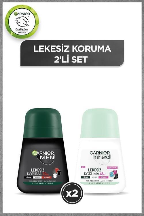 Mineral Kadın Lekesiz Koruma Roll-On Men Erkek Lekesiz Koruma Roll-On