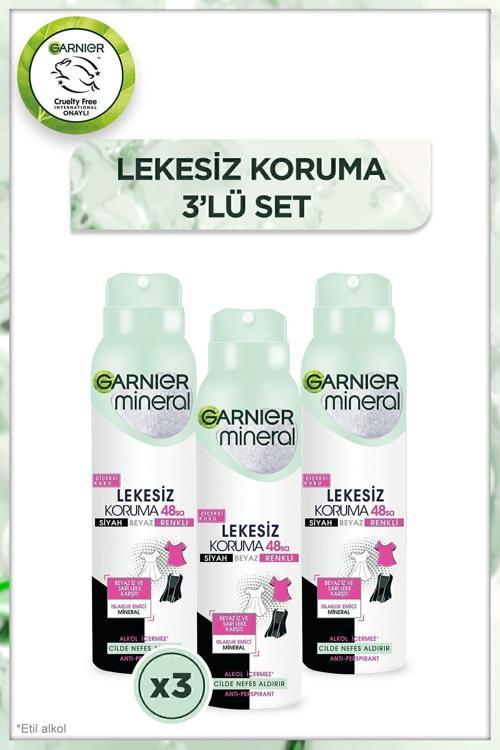 Mineral Lekesiz Koruma Sprey Deodorant 3'Lü Set
