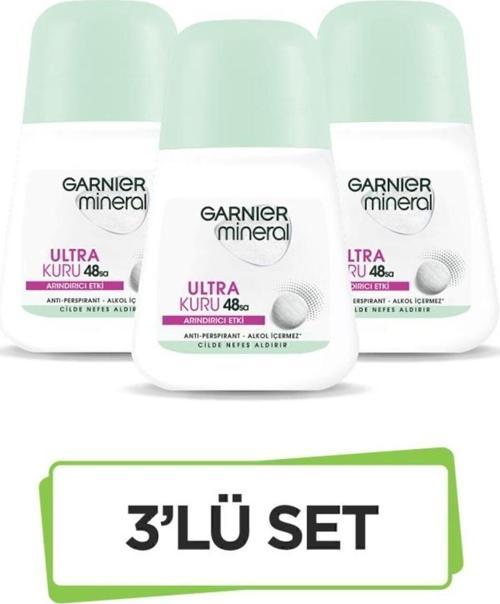 Mineral Ultra Kuru Roll-On Deodorant 3'Lü Set