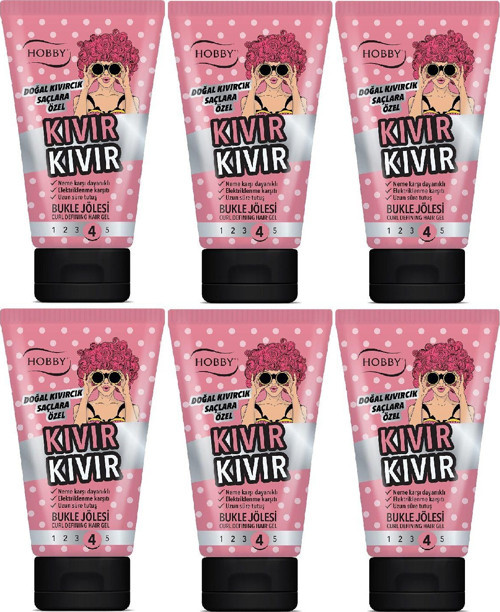 Kıvır Kıvır Bukle Jölesi 150 Ml X 6 Adet