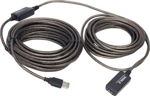 PM-11426 USB 2.0 15 METRE ŞEFFAF USB UZATMA KABLOSU