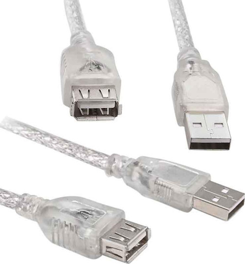 USB 2.0 ŞEFFAF 10 METRE USB UZATMA KABLOSU