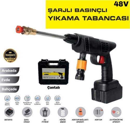 Tarkmats Opel Corsa D 2010 Kablosuz Basınçlı Oto Yıkama Ve Bahçe Sulama Makinesi