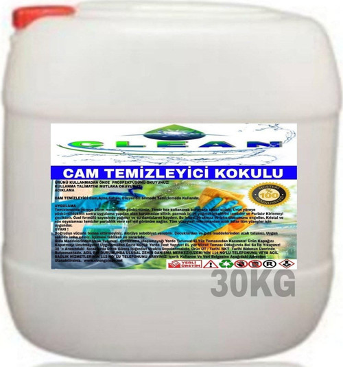 Cam Temizleyicisi Kokulu 30Kg