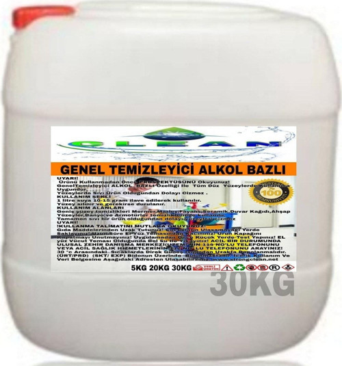 Genel Temizleyici Alkol Bazlı 30Kg
