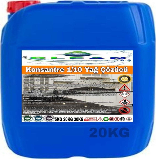 Kir Ve Yağ Çözücü Ultra Konsantre 20Kg