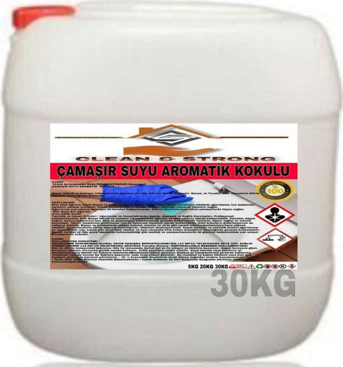 Çamaşır Suyu Aromatik Kokulu 30Kg