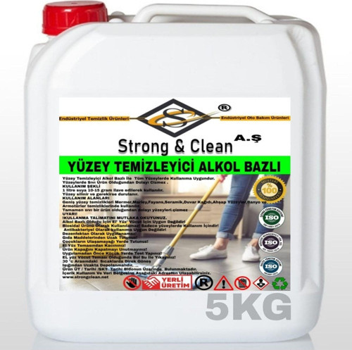 Yüzey Temizleyici Alkol Bazlı 5Kg