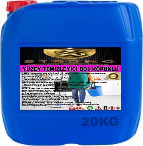 Yüzey Temizleyici Bol Köpüklü 20Kg