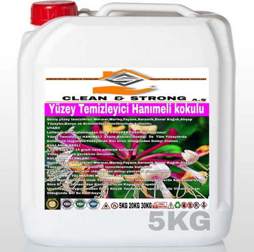 Yüzey Temi̇Zleyi̇Ci̇ Hanimeli̇ Kokulu 5Kg