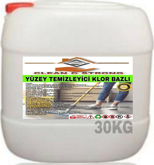 Yüzey Temizleyici Klorl Bazlı 30Kg