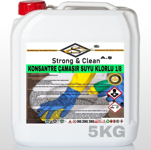 Çamaşır Suyu Extra Konsantre 1/8 5Kg